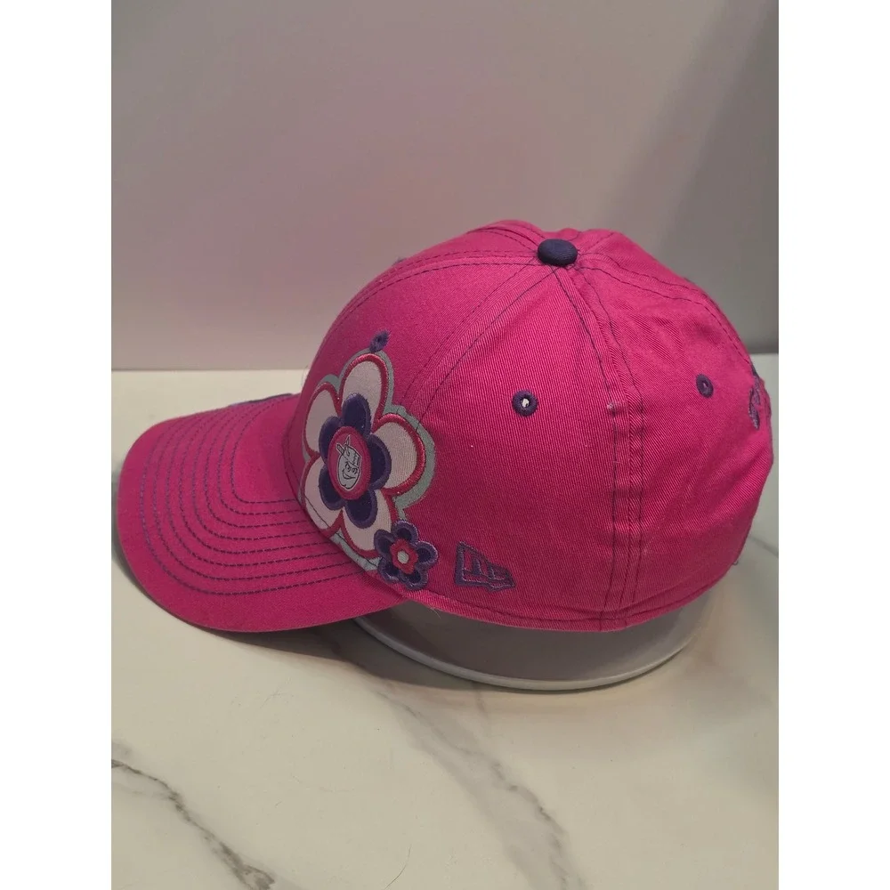 New Era 9FORTY Youth Baltimore Orioles Pink Floral MLB Baseball Hat Adjustable